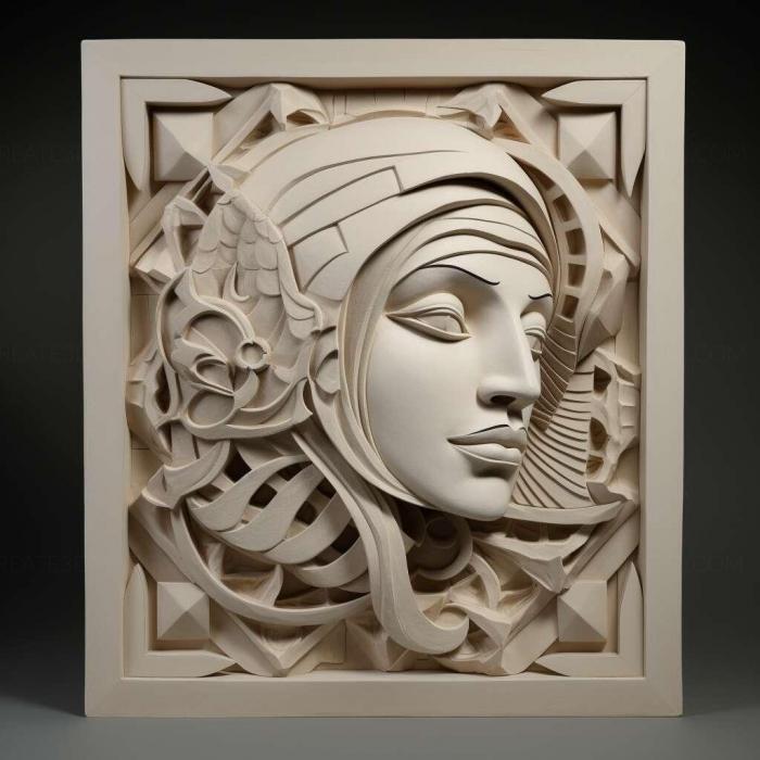 نموذج ثلاثي الأبعاد لآلة CNC 3D Art 